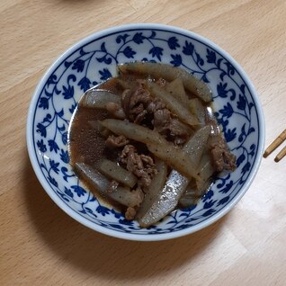 こんにゃくと牛肉煮♪